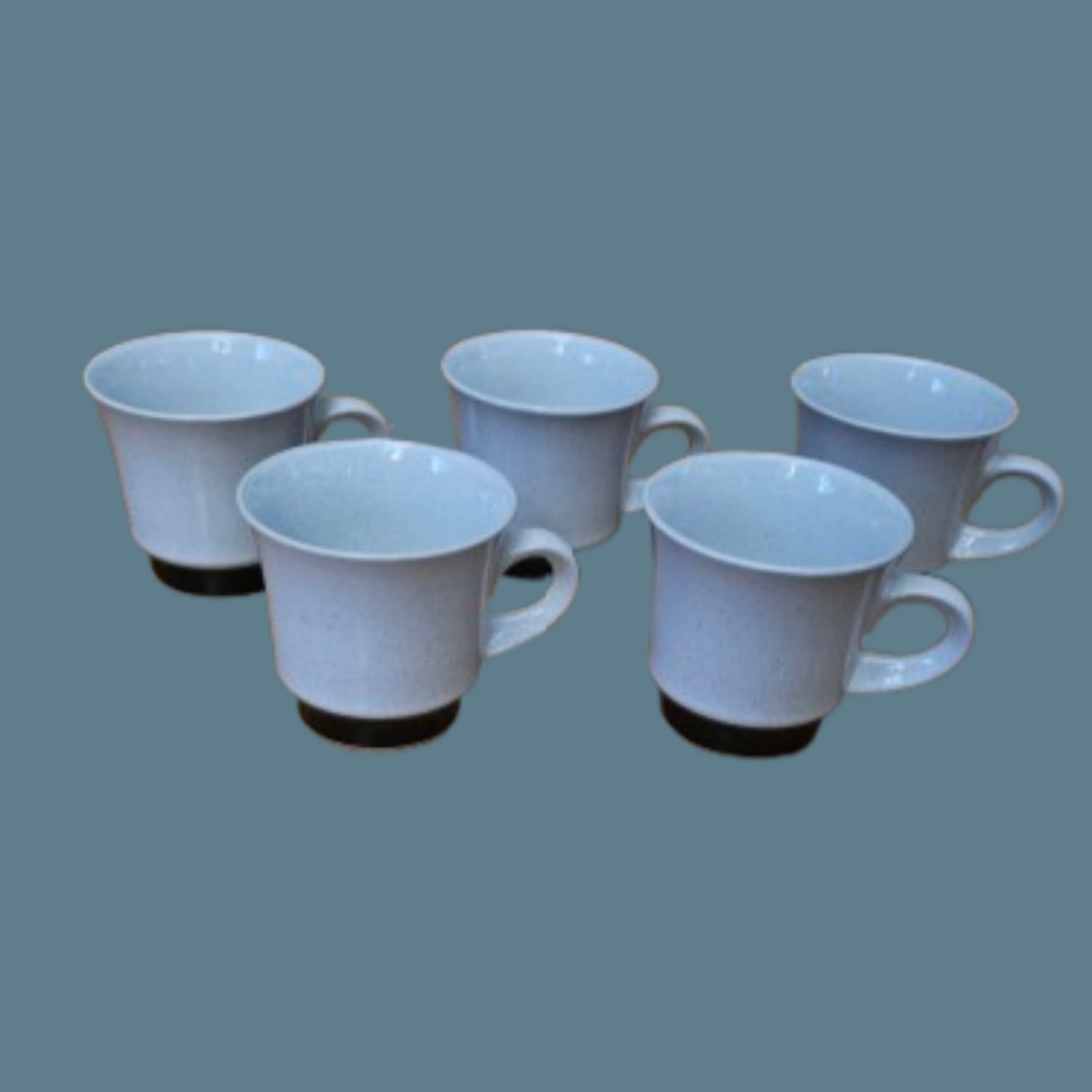 NORITAKE PRIMASTONE Set of 5 Coffee Mugs Stoneware Mug